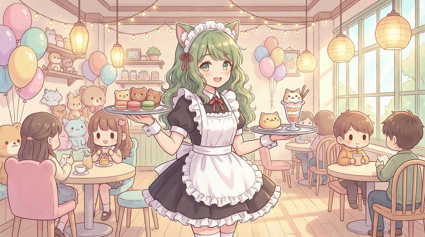 看片猫咖女仆cosplay视频